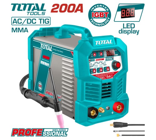 Сварочный инвертор Total TIGACDC20068