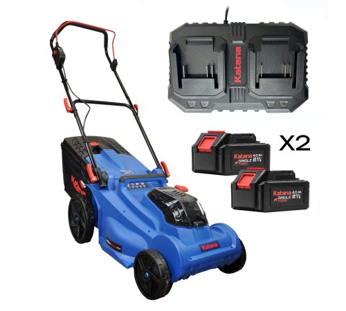Газонокосилка аккумуляторная KATANA KW430+2 (2хАКБ и ЗУ)