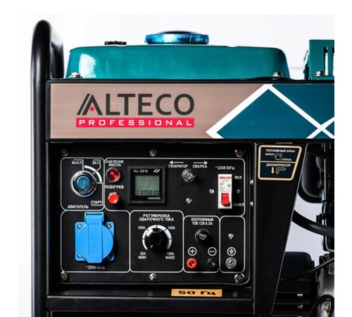 Генератор сварочный дизельный ALTECO Profesional ADW-180E (6500Е)