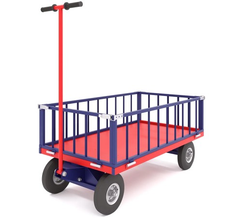 Тележка платформенная четырёхколёсная ПТК Приоритет ТПОБ 7 Т(800х1400х300)