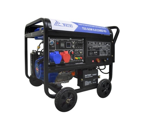 Генератор сварочный инверторный бензиновый TSS GGW 6.0/250ED-R3