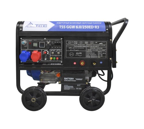 Генератор сварочный инверторный бензиновый TSS GGW 6.0/250ED-R3