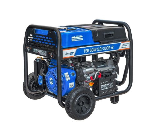 Генератор сварочный бензиновый TSS PROF GGW 5.0/200E v2