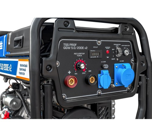 Генератор сварочный бензиновый TSS PROF GGW 5.0/200E v2