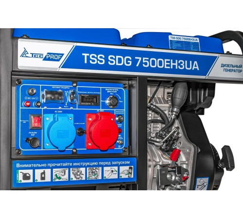 Генератор дизельный TSS SDG 7500EH3UA