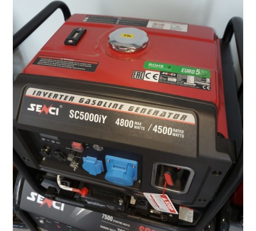 Генератор инверторный бензиновый Senci SC5000-i-Y