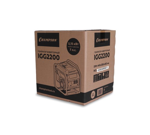 Генератор инверторный бензиновый Champion IGG2200