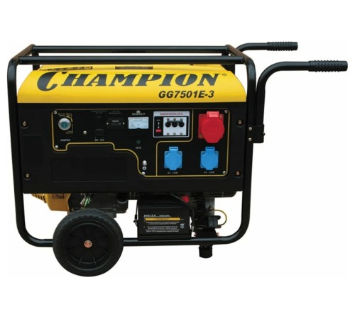 Генератор бензиновый Champion GG7501Е-3