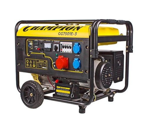 Генератор бензиновый Champion GG7501Е-3
