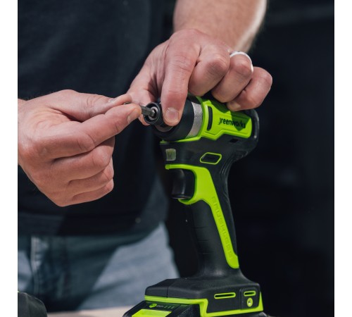 Винтоверт ударный аккумуляторный  Greenworks 24V ID3170 (Без АКБ и ЗУ)