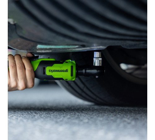 Гайковерт-трещотка аккумуляторный Greenworks 24V GD24RW (АКБ 2Ач и ЗУ)