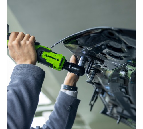 Гайковерт-трещотка аккумуляторный Greenworks 24V GD24RW (АКБ 2Ач и ЗУ)