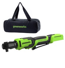 Гайковерт-трещотка аккумуляторный Greenworks 24V GD24RW (АКБ 2Ач и ЗУ)
