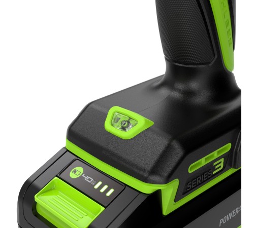 Дрель-шуруповерт аккумуляторная Greenworks 24V DD345 (АКБ 4Ач и ЗУ)