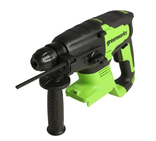 Перфоратор аккумуляторный Greenworks 24V GD24SDS2 (АКБ 2Ач и ЗУ)