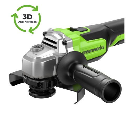 Угловая шлифовальная машина аккумуляторная Greenworks 24V AG590 (АКБ 5Ач и ЗУ)