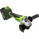 Угловая шлифовальная машина аккумуляторная Greenworks 24V AG590 (АКБ 8Ач и ЗУ)