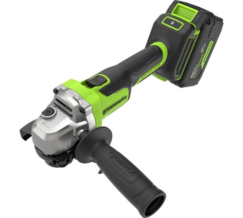 Угловая шлифовальная машина аккумуляторная Greenworks 24V AG590 (АКБ 8Ач и ЗУ)