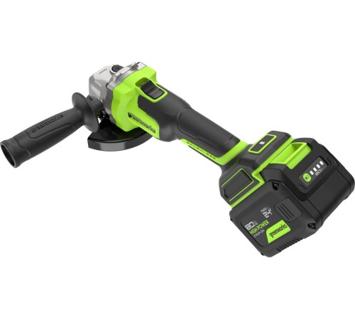Угловая шлифовальная машина аккумуляторная Greenworks 24V AG590 (АКБ 8Ач и ЗУ)