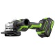 Угловая шлифовальная машина аккумуляторная Greenworks 24V GD24AG (АКБ 4Ач и ЗУ)