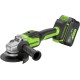 Угловая шлифовальная машина аккумуляторная Greenworks 24V GD24AG (АКБ 8Ач и ЗУ)
