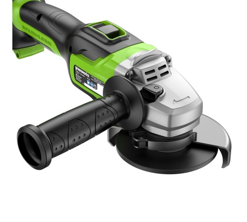 Угловая шлифовальная машина аккумуляторная Greenworks 24V GD24AG (АКБ 8Ач и ЗУ)