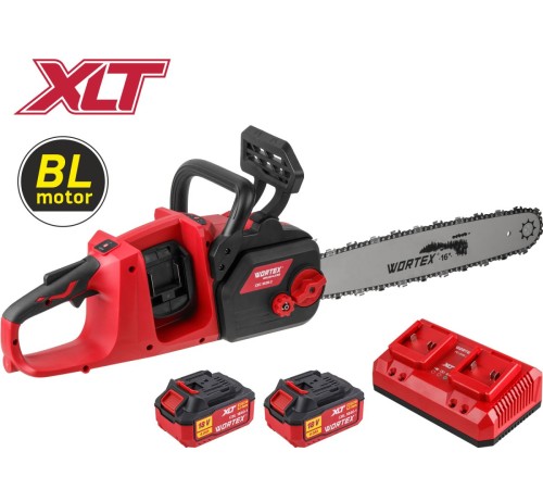 Пила аккумуляторная Wortex CEC 3536-2 (2хАКБ и ЗУ)