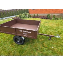 Прицеп для мотоблока усиленный   ТМ-1000  Крепыш