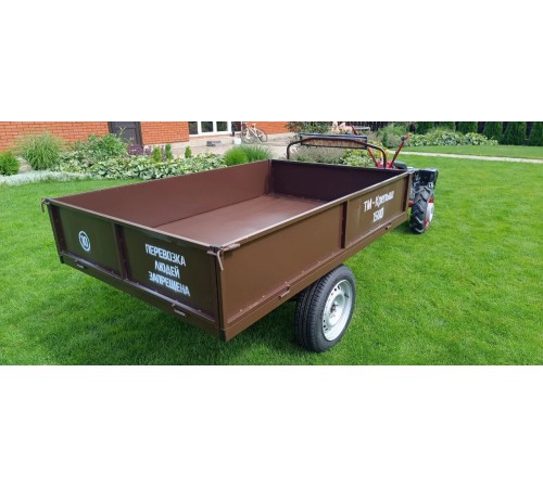 Прицеп для мотоблока усиленный  ТМ-1500 Крепыш