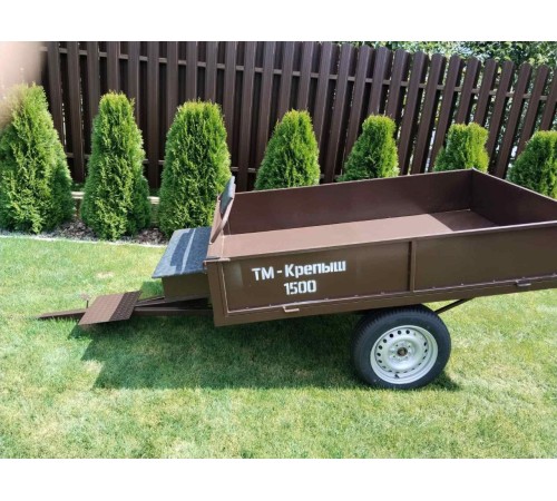 Прицеп для мотоблока усиленный  ТМ-1500 Крепыш