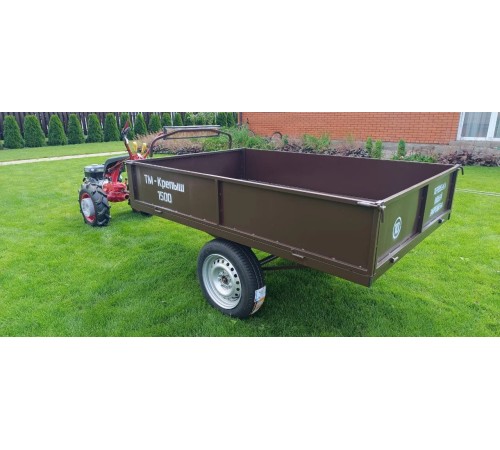 Прицеп для мотоблока усиленный  ТМ-1500 Крепыш