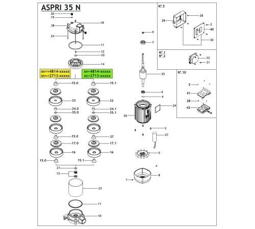 Поверхностный насос ESPA ASPRI35 4M N