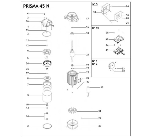 Поверхностный насос ESPA PRISMA45 4 N