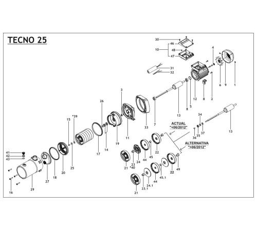 Поверхностный насос ESPA TECNO25 5M