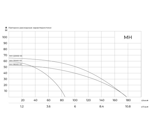 Поверхностный насос без бака MAXPUMP MH 2200D SS