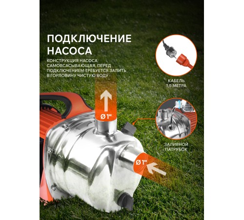 Поверхностный насос Patriot R 1200 INOX