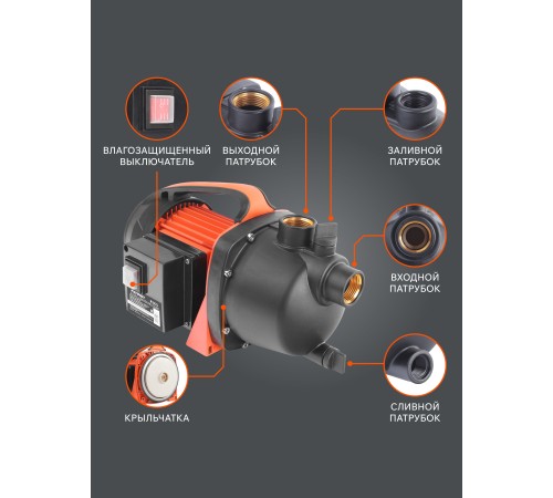 Поверхностный насос Patriot R 800