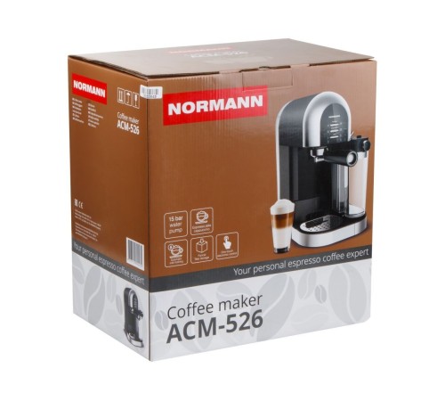 Рожковая помповая кофеварка  Normann ACM-526