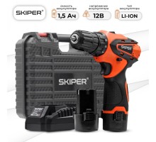Дрель-шуруповерт аккумуляторная Skiper CS2800-1 (2хАКБ и ЗУ)