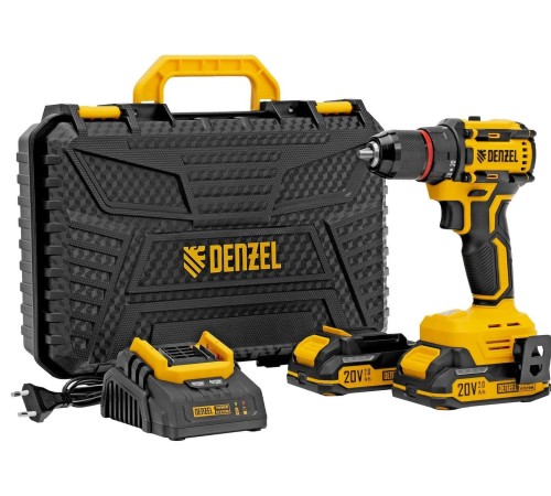 Дрель-шуруповерт аккумуляторная Denzel CDH-BL-20 (2хАКБ и ЗУ)
