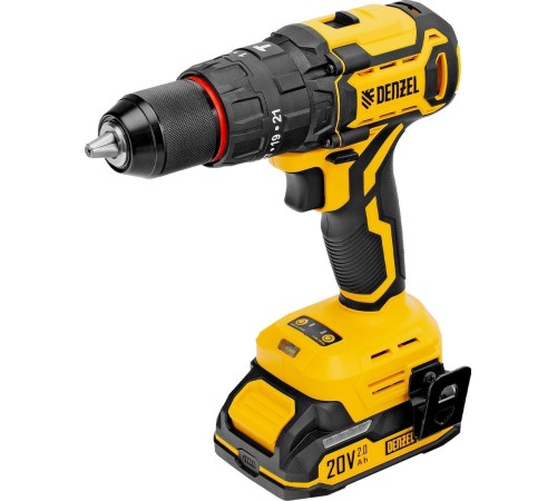 Дрель-шуруповерт аккумуляторная Denzel CIDH-BL-20 (2хАКБ и ЗУ)