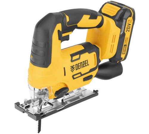 Электролобзик аккумуляторный Denzel CJH-20-80 (АКБ и ЗУ)