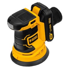 Эксцентриковая шлифмашина аккумуляторная Denzel COS-125 (АКБ и ЗУ)