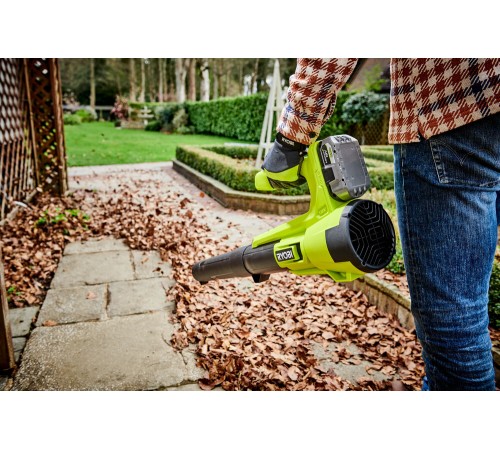 Воздуходувка аккумуляторная Ryobi RY18BLA-140 система ONE + (АКБ и ЗУ)