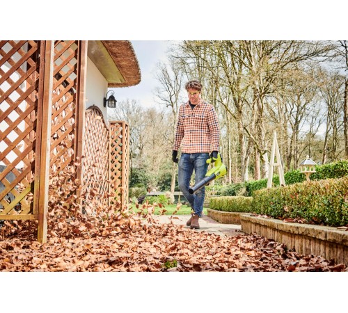 Воздуходувка аккумуляторная Ryobi RY18BLA-140 система ONE + (АКБ и ЗУ)