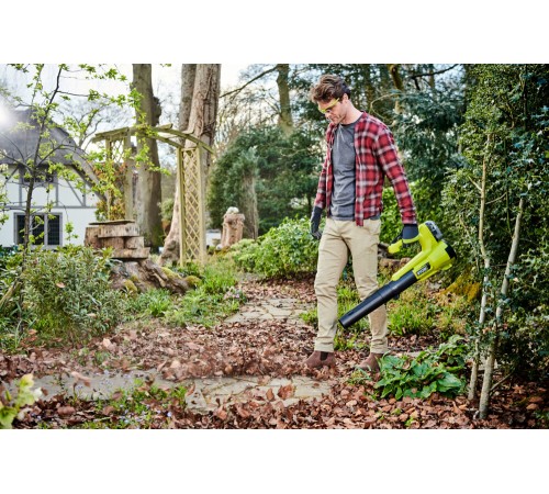 Воздуходувка аккумуляторная Ryobi RY18BLA-140 система ONE + (АКБ и ЗУ)