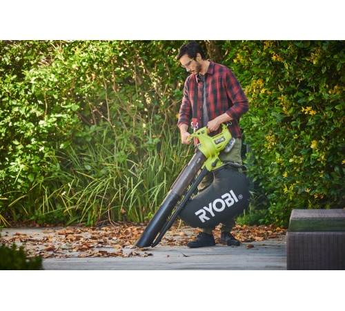 Воздуходувка-пылесос аккумуляторная Ryobi RY18BVXA-0 (без батареи) система ONE +