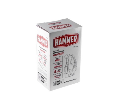 Дренажный насос Hammer NAP750D