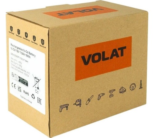 Аккумуляторная батарея для DeWalt VOLAT 12.0V 1.5AH (Ni-Cd) DEW-DC9071