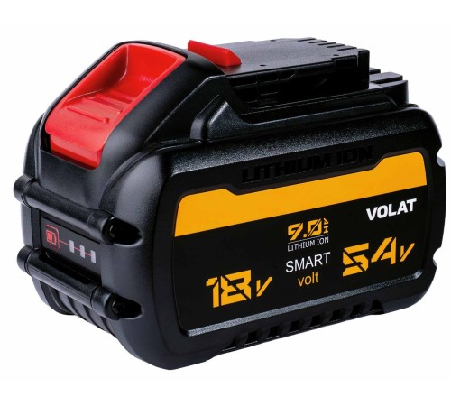 Аккумуляторная батарея для DeWalt VOLAT 18.0V/54.0V 9.0Ah (Li-ion) DEW-DCB606